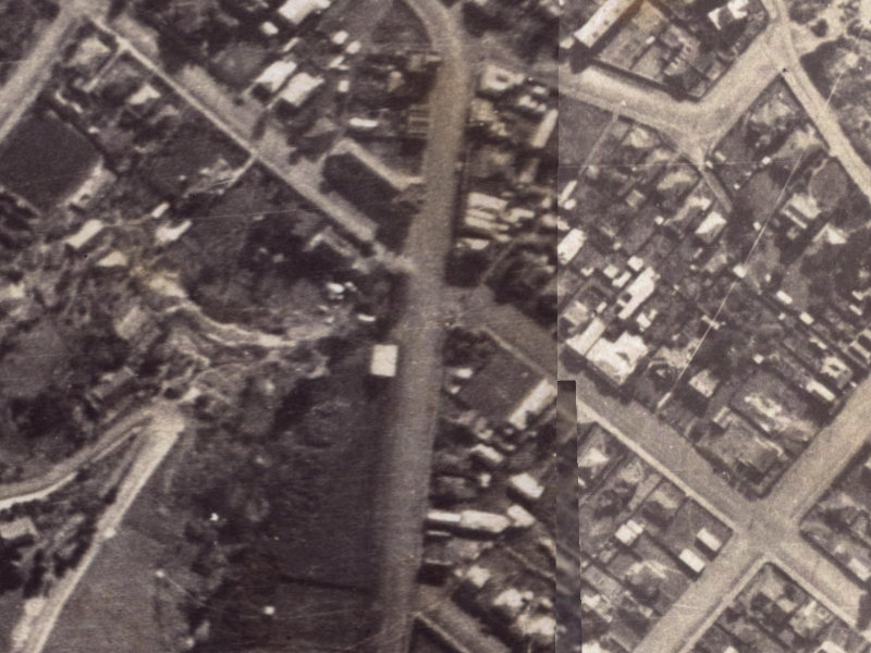25–37 Wakefield Avenue from the air, 1925-1929