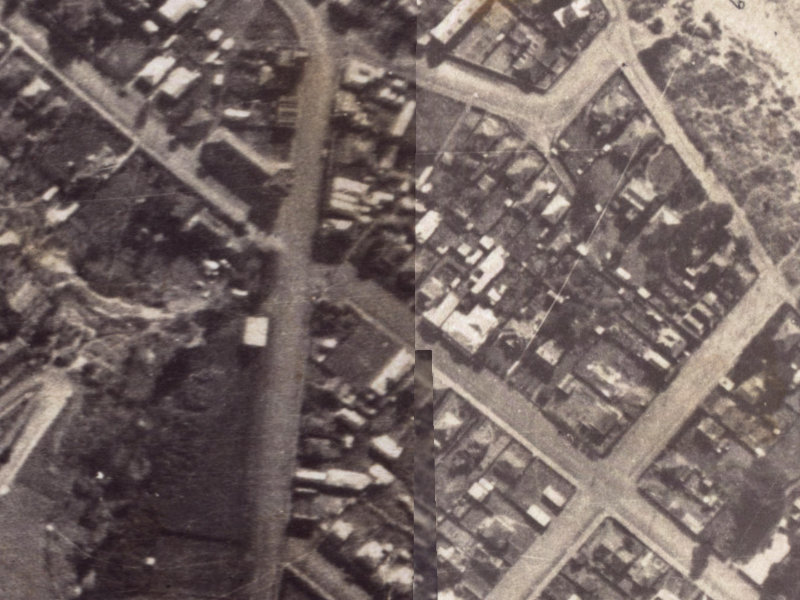 45-51 Nayland Street from the air, 1925-1929