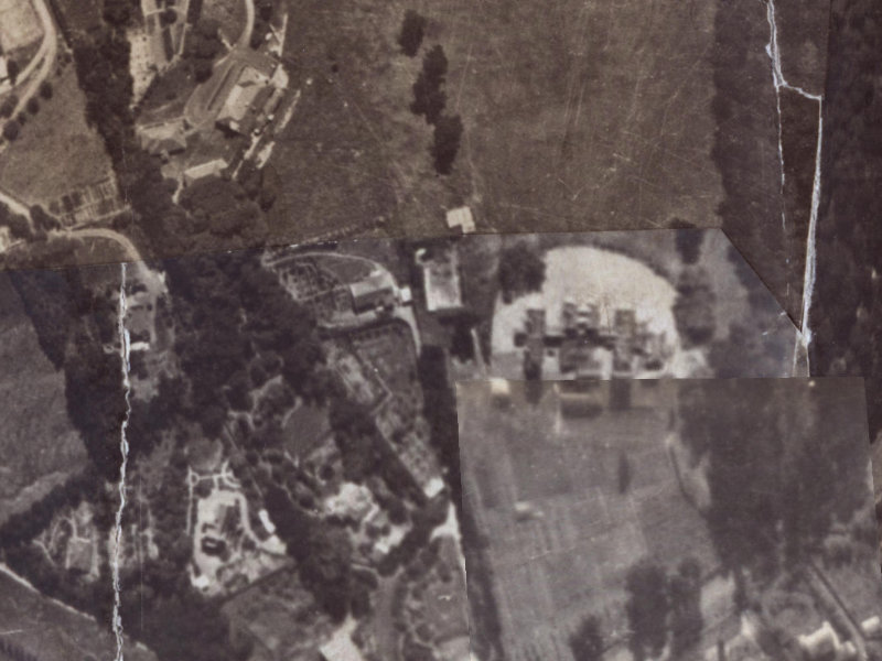 25 Heaton Rhodes Place from the air, 1925-1929