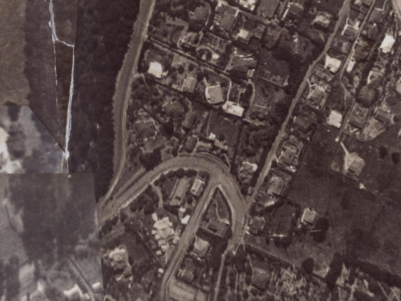 5 Cracroft Terrace from the air, 1925-1929