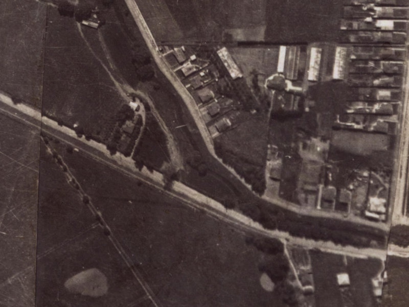 2 Sloan Terrace from the air, 1925-1929