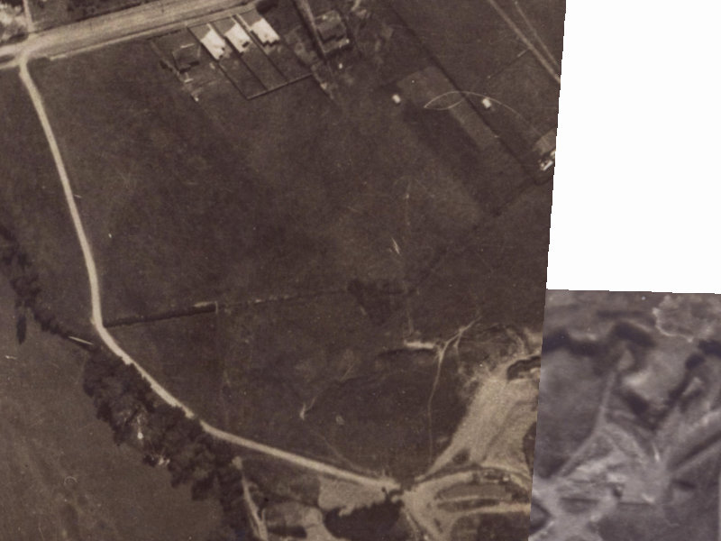1 Karaka Place from the air, 1925-1929