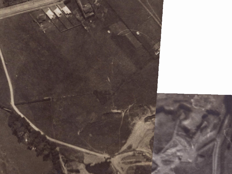Woodbank Street from the air, 1925-1929