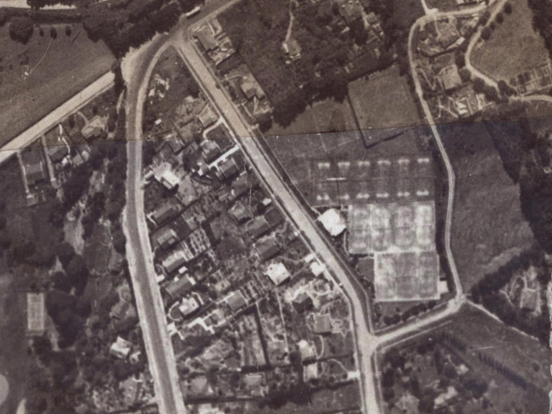 10 Valley Road from the air, 1925-1929