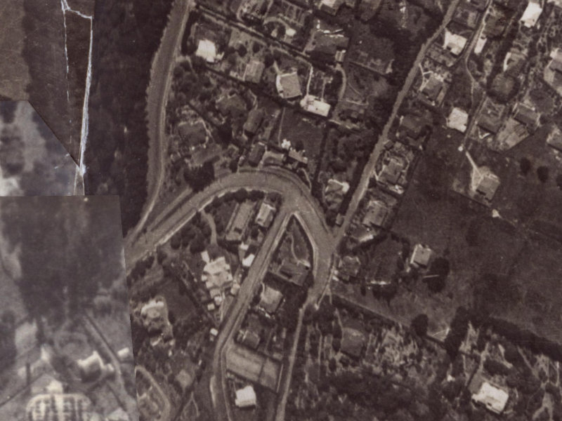 10 Cracroft Terrace from the air, 1925-1929