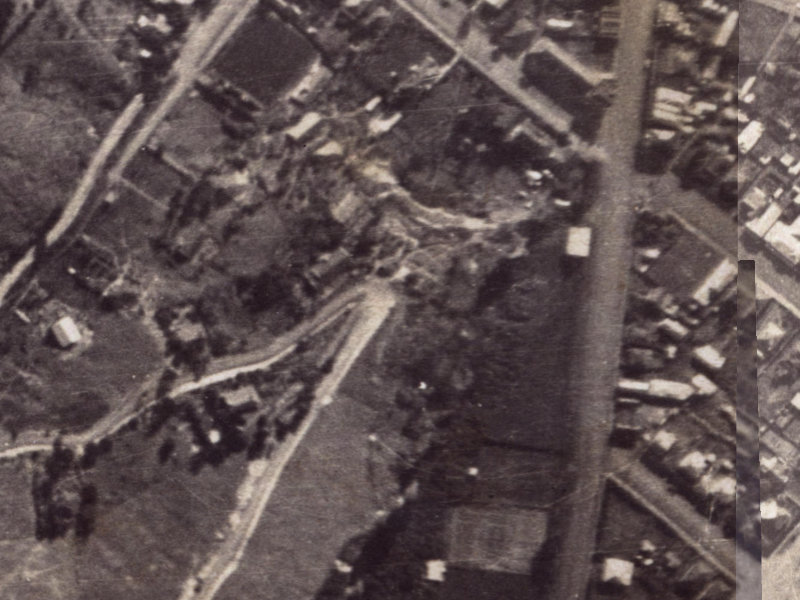 80A Richmond Hill Road from the air, 1925-1929