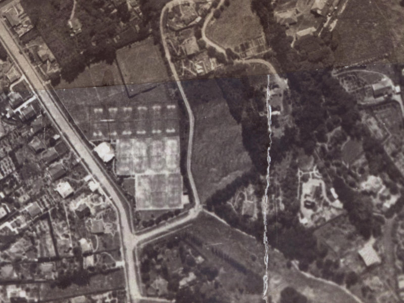 21 Upper Crichton Terrace from the air, 1925-1929
