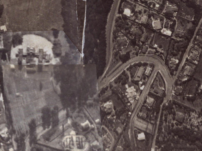 32R Dyers Pass Road from the air, 1925-1929
