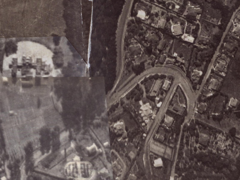 2 Cracroft Terrace from the air, 1925-1929