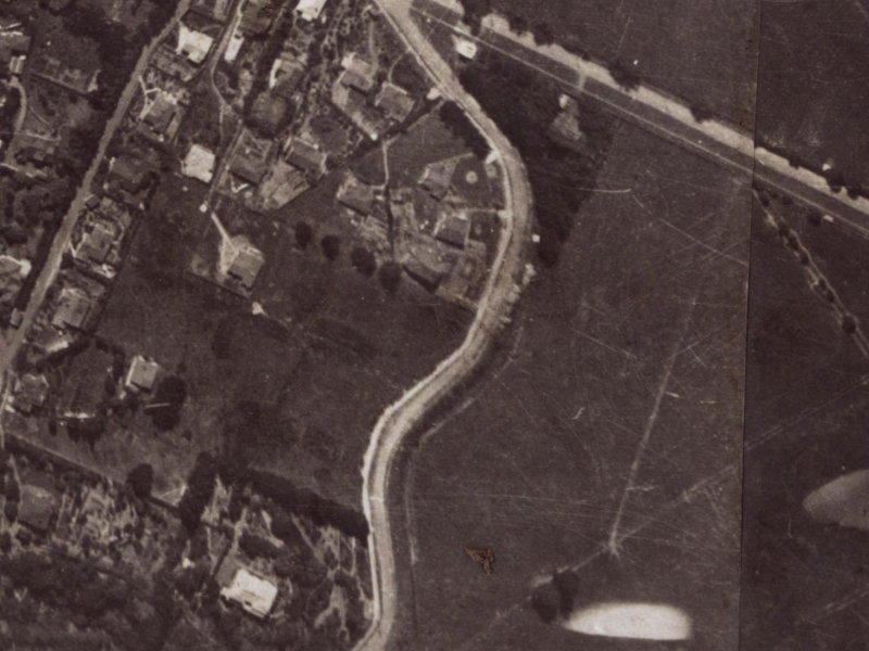 22 Rossmore Terrace from the air, 1925-1929