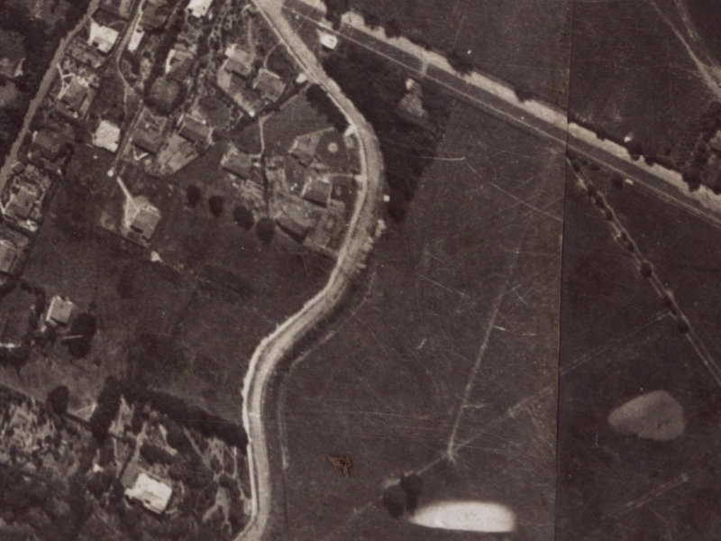 16 Rossmore Terrace from the air, 1925-1929