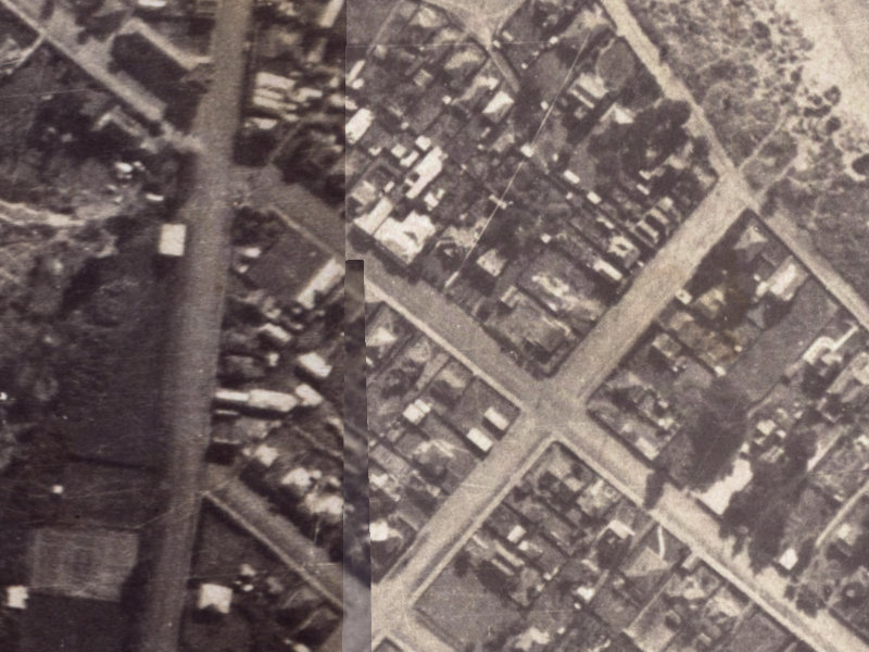 48-50 Nayland Street from the air, 1925-1929