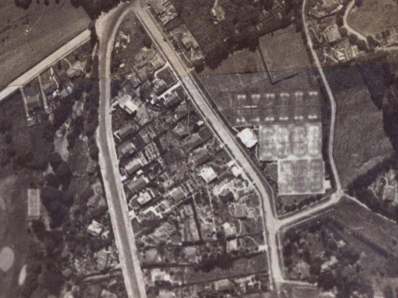 12 Valley Road from the air, 1925-1929