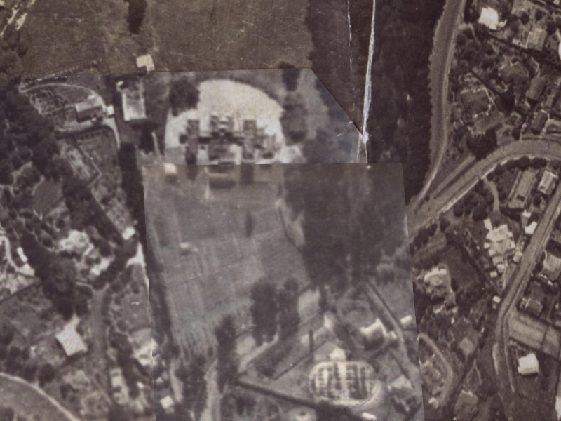 4-6 Overdale Drive from the air, 1925-1929