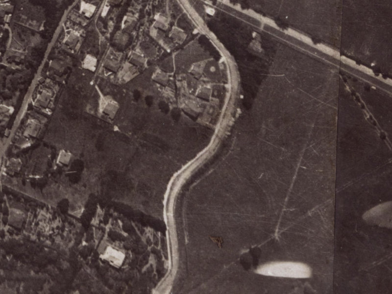 22A Rossmore Terrace from the air, 1925-1929