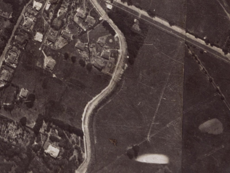 11-29 Rossmore Terrace from the air, 1925-1929