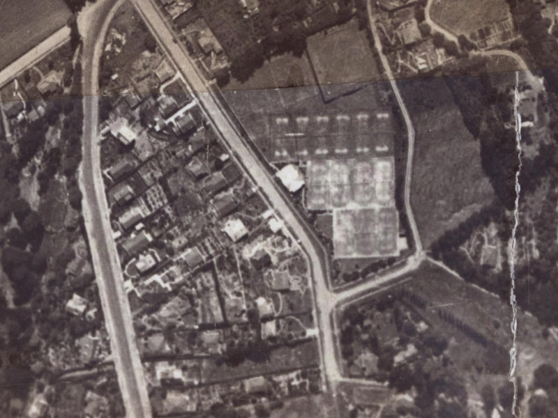 14B Valley Road from the air, 1925-1929