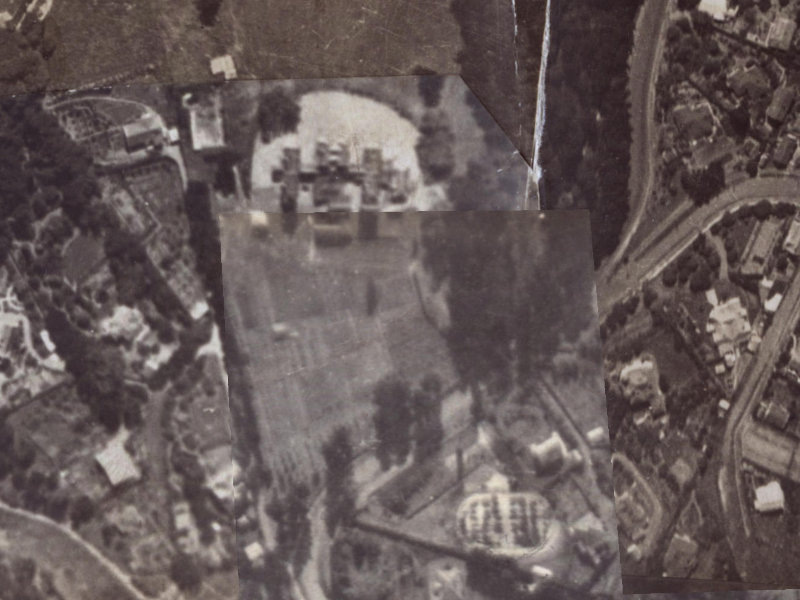 1 Overdale Drive from the air, 1925-1929