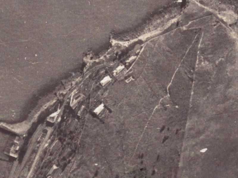 Whitewash Head Road from the air, 1925-1929