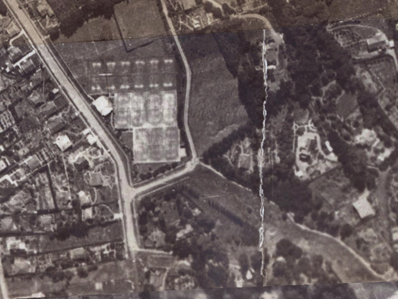 25 Crichton Terrace from the air, 1925-1929