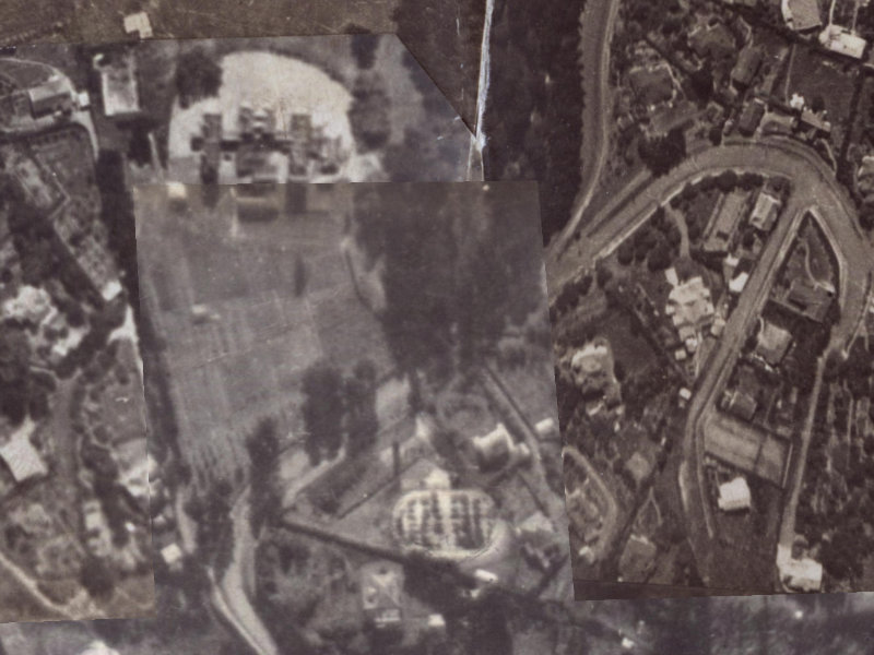 2 Overdale Drive from the air, 1925-1929