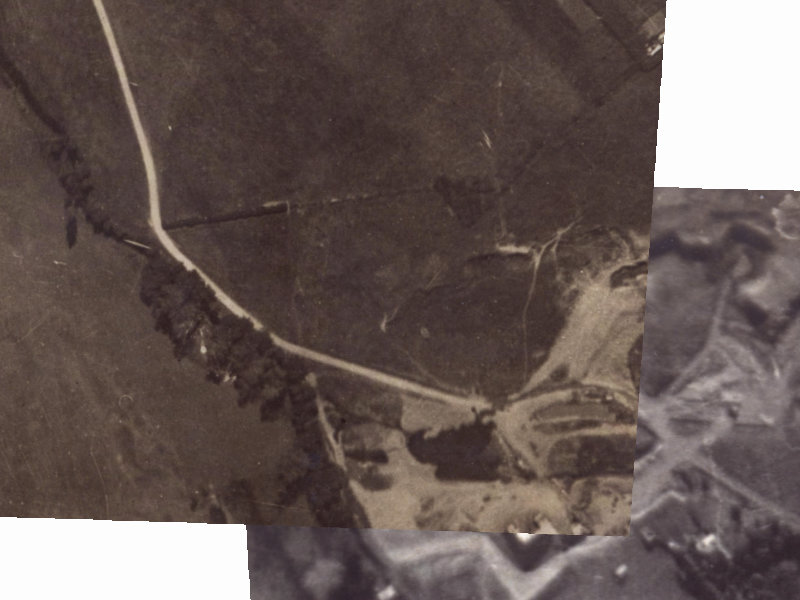 3–5 Woodbank Street from the air, 1925-1929