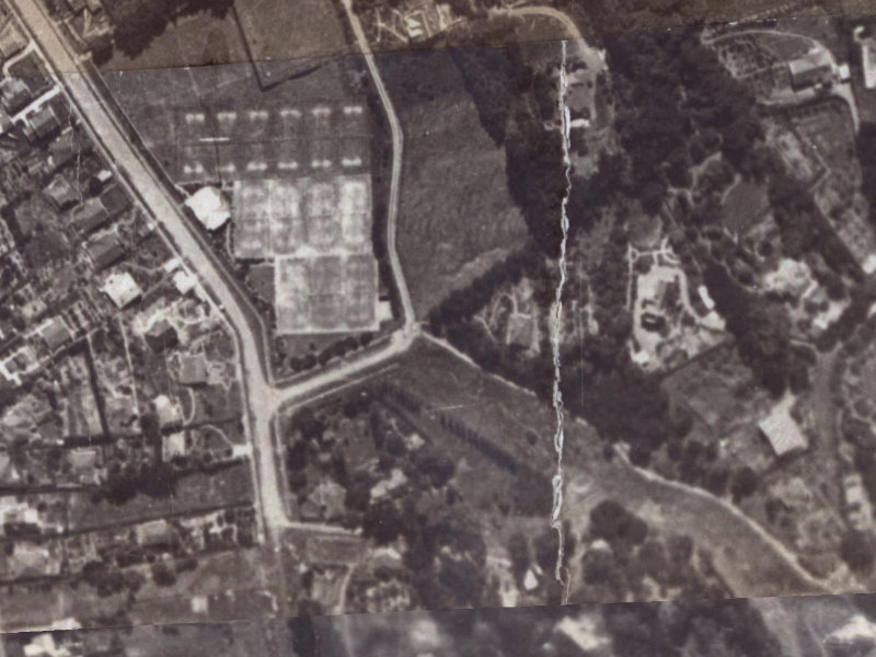 31A Crichton Terrace from the air, 1925-1929