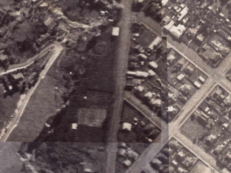 36 Wakefield Avenue from the air, 1925-1929
