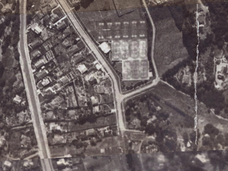 18A Valley Road from the air, 1925-1929