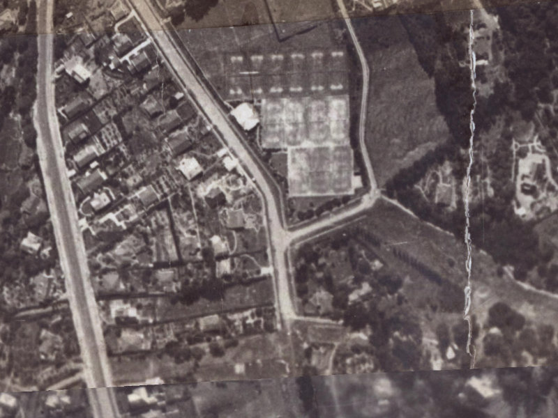 18 Valley Road from the air, 1925-1929