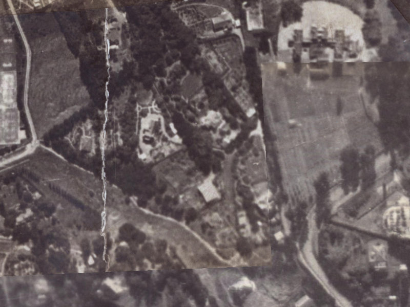 13 Heaton Rhodes Place from the air, 1925-1929