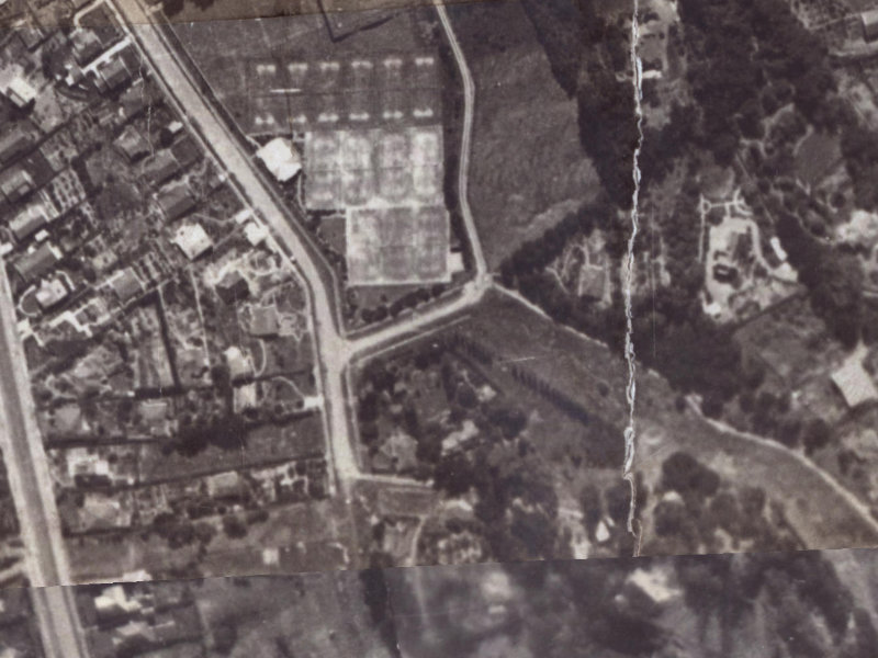 35 Crichton Terrace from the air, 1925-1929