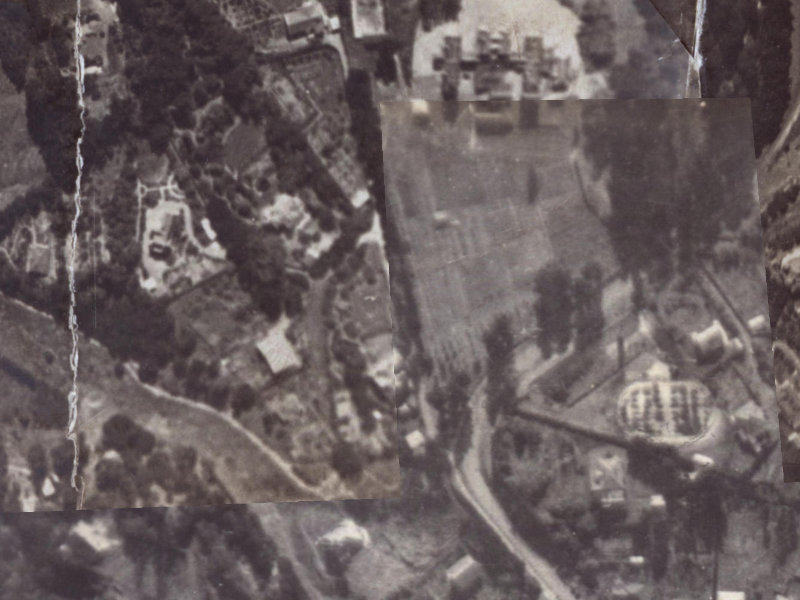 2 Heaton Rhodes Place from the air, 1925-1929
