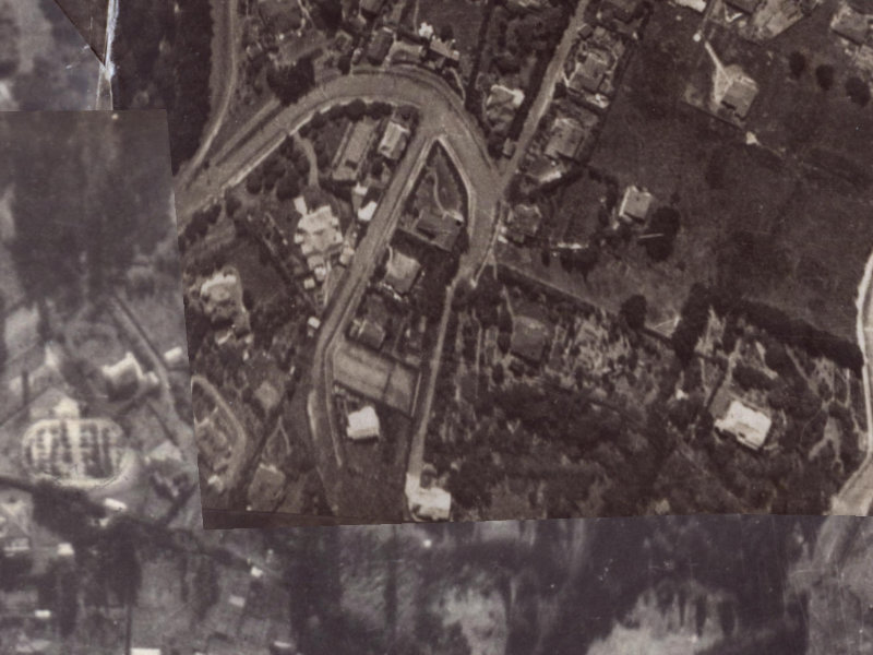 16A Cracroft Terrace from the air, 1925-1929