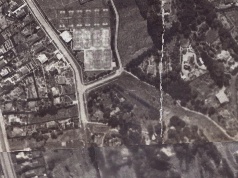31B Crichton Terrace from the air, 1925-1929