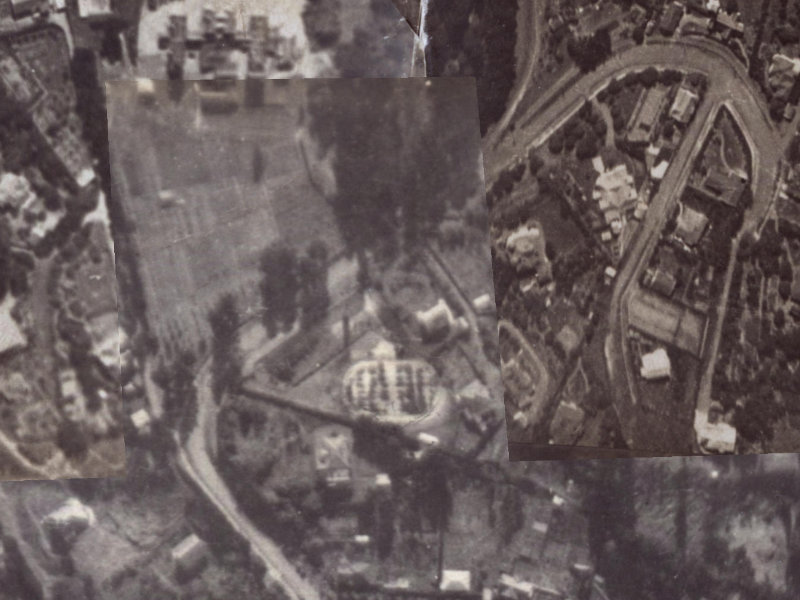39 Dyers Pass Road from the air, 1925-1929