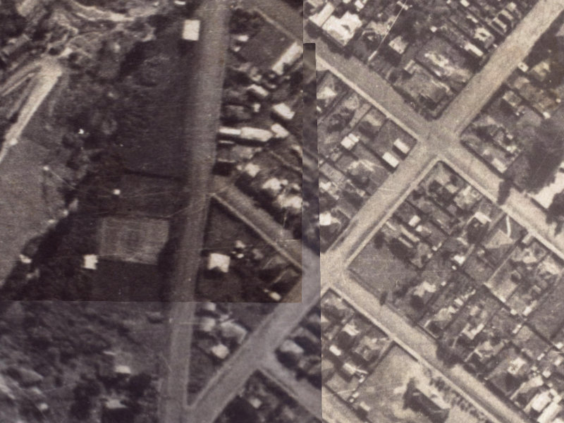 7 Wiggins Street from the air, 1925-1929