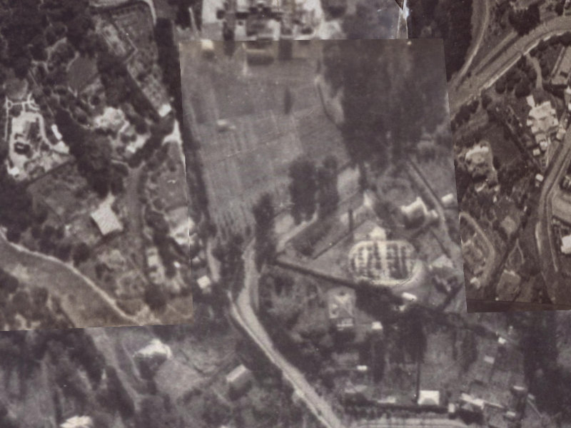 43 Dyers Pass Road from the air, 1925-1929