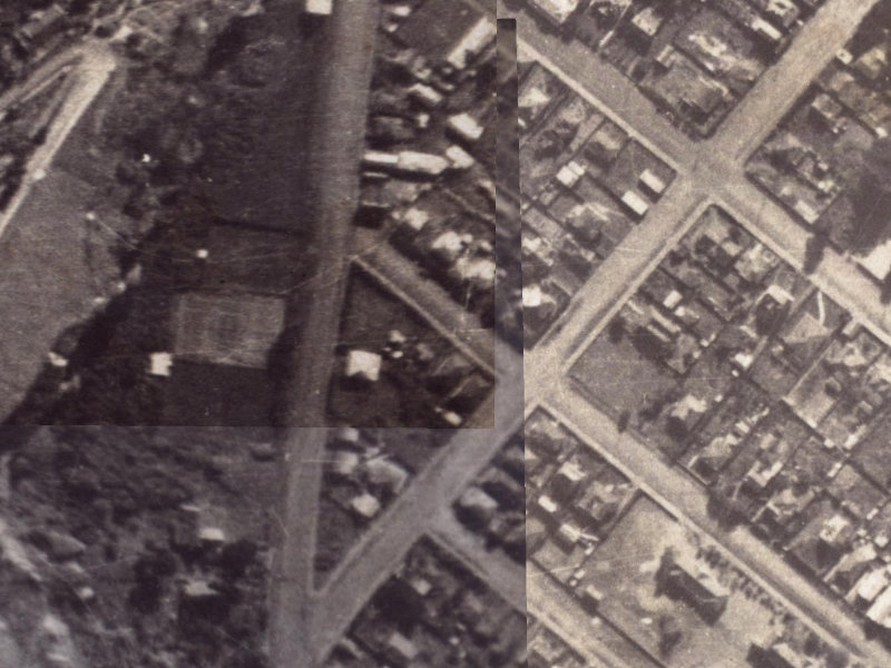 6 Wiggins Street from the air, 1925-1929