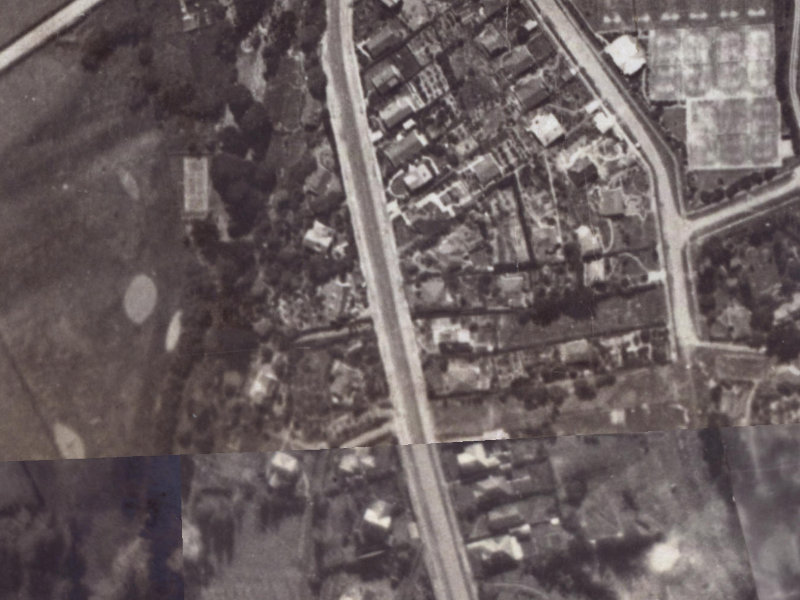 19A Hackthorne Road from the air, 1925-1929