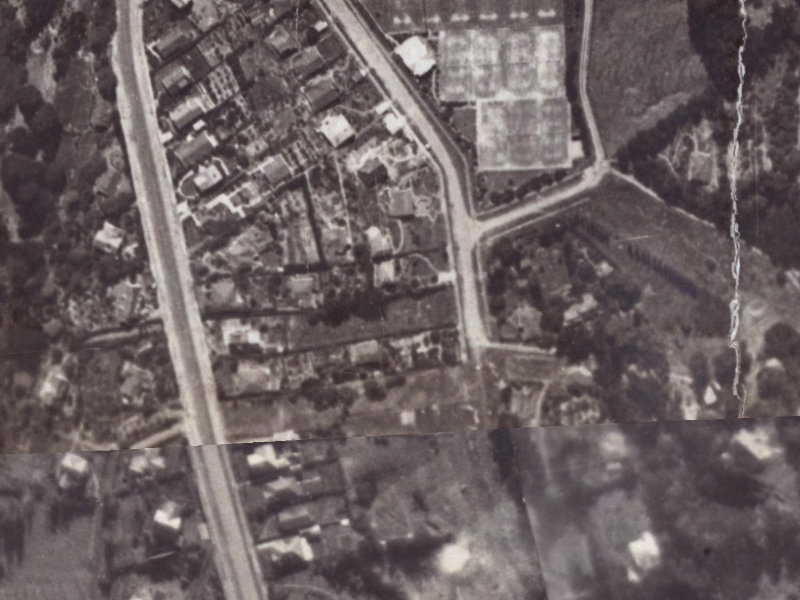 22 Valley Road from the air, 1925-1929