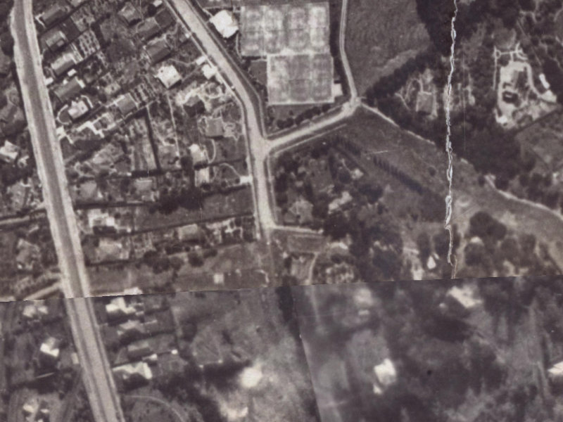 23 Valley Road from the air, 1925-1929