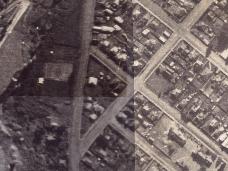 10 Wiggins Street from the air, 1925-1929