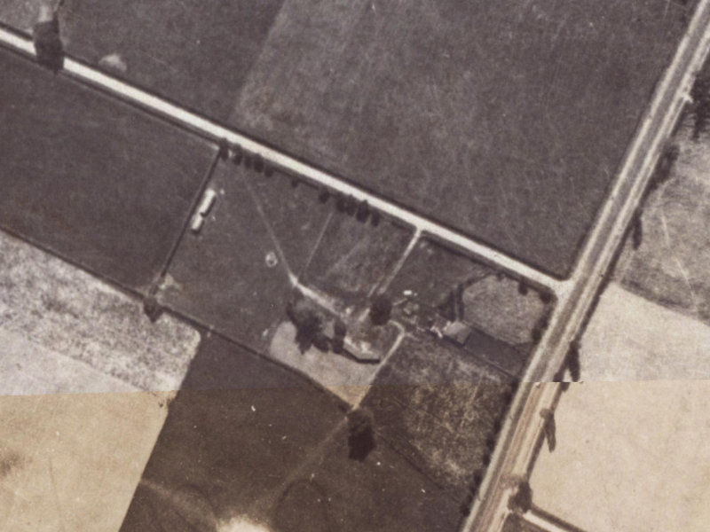 74 Ensign Street from the air, 1925-1929