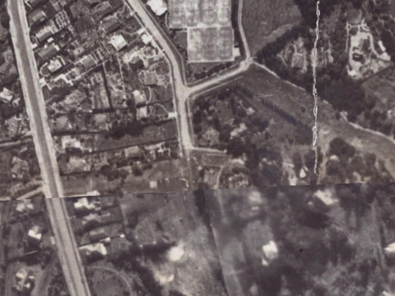 24 Valley Road from the air, 1925-1929