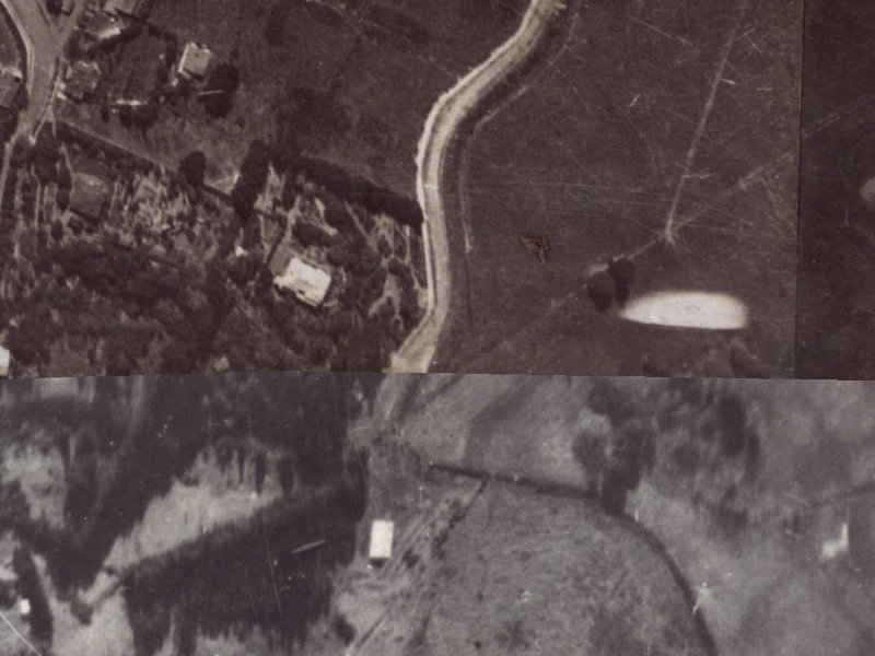29 Rossmore Terrace from the air, 1925-1929