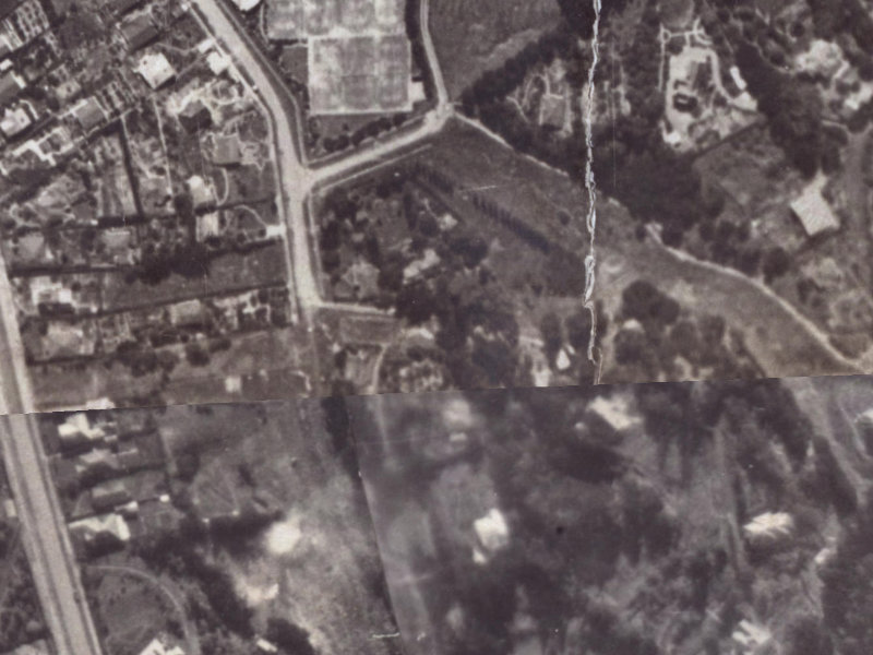 25 Sherwood Lane from the air, 1925-1929