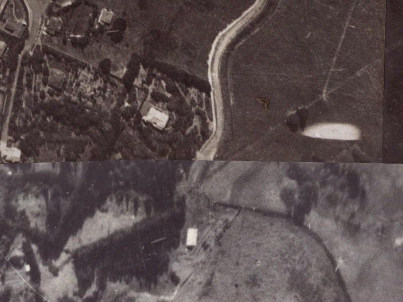 38 Rossmore Terrace from the air, 1925-1929