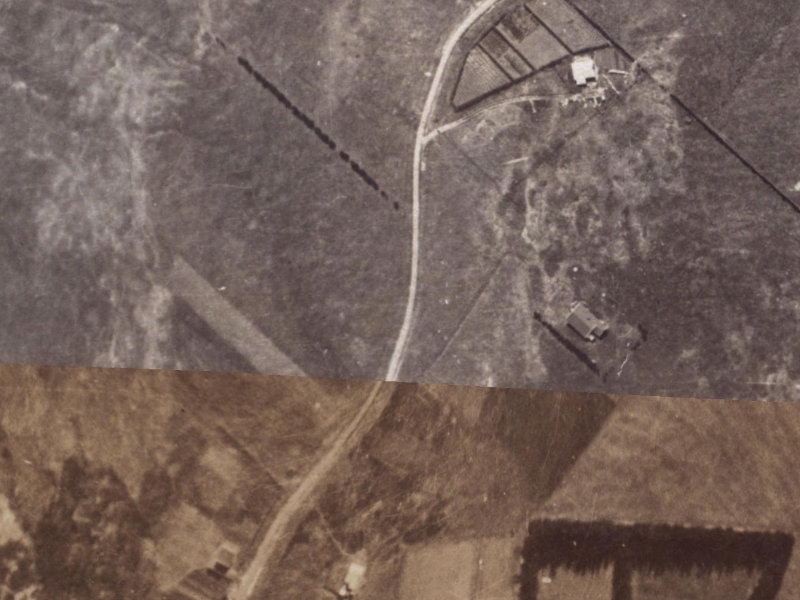 Moncks Spur Road from the air, 1925-1929