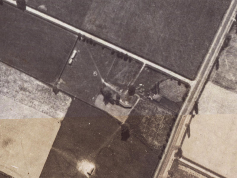 74E Ensign Street from the air, 1925-1929